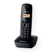 Panasonic KX-TG1611FXH Cordless phone, Black /  LCD / Memory 50 numbers / Memory for 50 incoming numbers /  (10levels) Auto-repeat, ringtone 12, selectable 16 tone / Wall-mount option