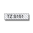 Brother TZe-S151, Strong 24mm black on clear flexible tape