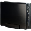 Dėklai diskams  INTER-TECH Coba Nitrox (3.5" HDD, SATA/SATA II, USB3.0) Black
