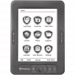 PRESTIGIO MultiReader Lumen PER3764BC (6.0''eInk,600x800,frontlight,4GB,Linux,E200 480mHz, 256MB,1400mAh) Graphite Retail