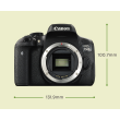 Canon EOS 750D 18-55IS STM, 24,2.0Mpixel/ 5.0 fps/ DIGIC 6/ 19-point wide-area AF/ 3.0” touch-screen LCD/ FullHD EOS Movie in MP4 format/  ISO 100-25600/ Hybrid CMOS AF III/ SD/SDHC/SDXC card slot/ WiFi and NFC/ Remote operation by smartphone tablet/ Li-