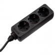HAMA 3-Way Power Strip with child protection 1.4 m black