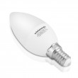 Whitenergy LED lemputė | 7xSMD2835| C37 | E14 | 3W | 230V | šalta balta | pienas