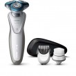 Philips Shaver series 7000 wet and dry electric shaver S7530/50 Comfort rings 50 min cordless use/1h charge Beard Styler & Cleansing Brush